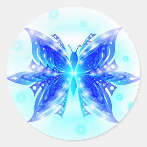 Sticker Butterfly Abstract