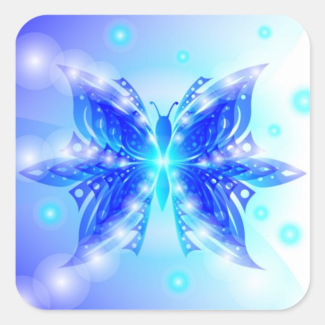 Sticker Butterfly Abstract (Front)