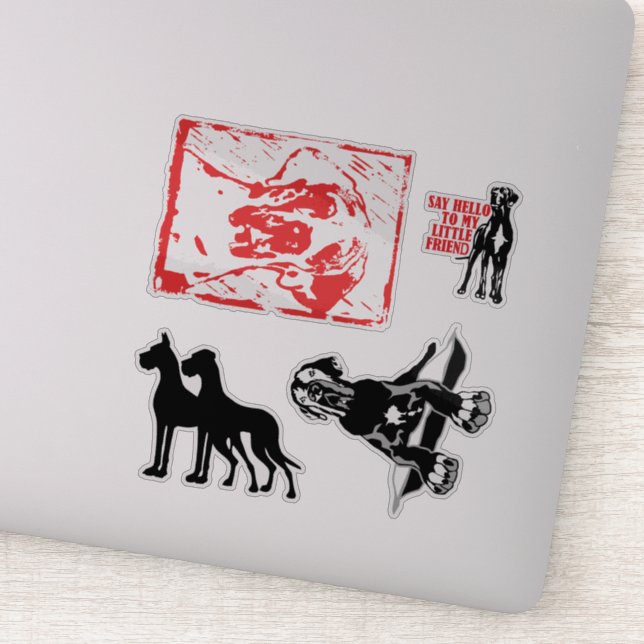 Sticker Carsticker Great Dane Collection (Detail)