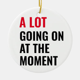 Sticker Ceramic Ornament