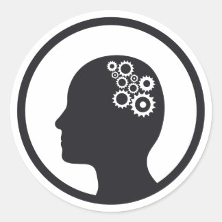 Sticker | Cogs Working in the Brain