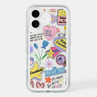 Sticker Collage Quotes Aesthetic iPhone Case