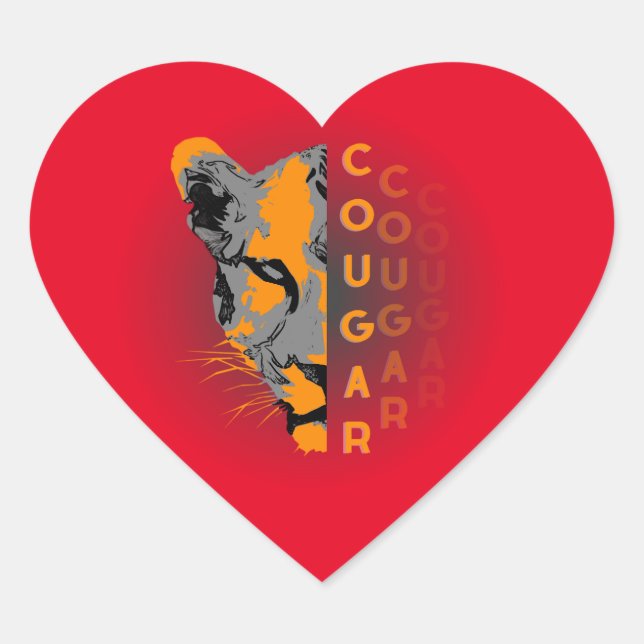 sticker Custom cougar (Front)