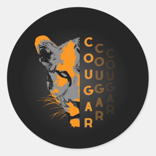 sticker Custom cougar