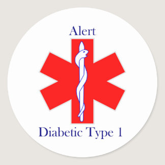 Sticker Diabetic Type 1