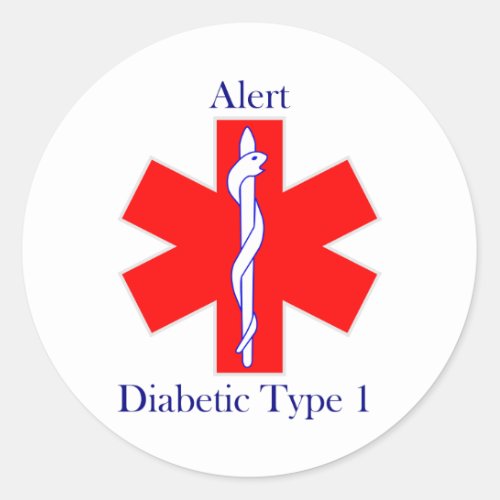 Sticker Diabetic Type 1