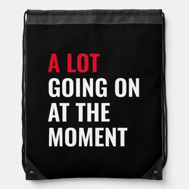 Sticker Drawstring Bag (Front)