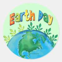STICKER Earth Day