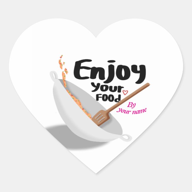 Sticker Enjoy Your Food (Front)