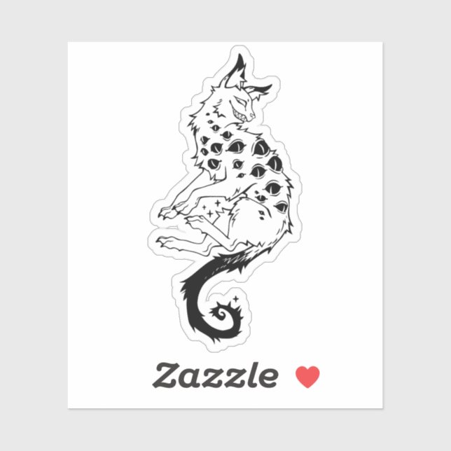 Sticker "Eyed beast" (Sheet)