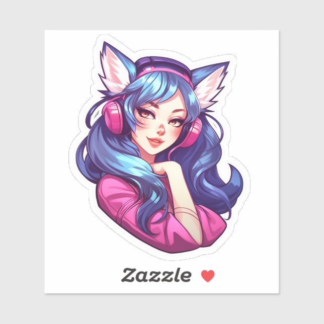 Sticker Feline Enigma (Sheet)