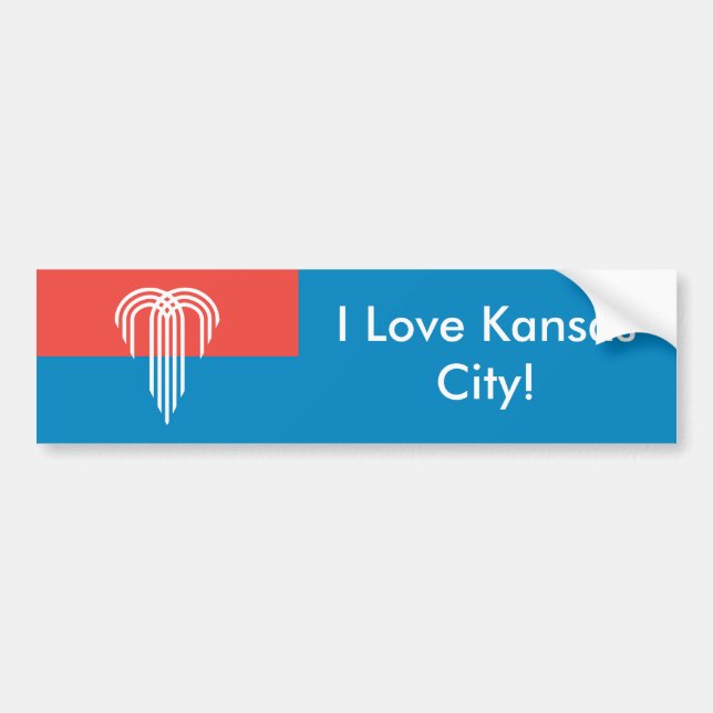 Sticker Flag of Kansas City, Missouri (Front)