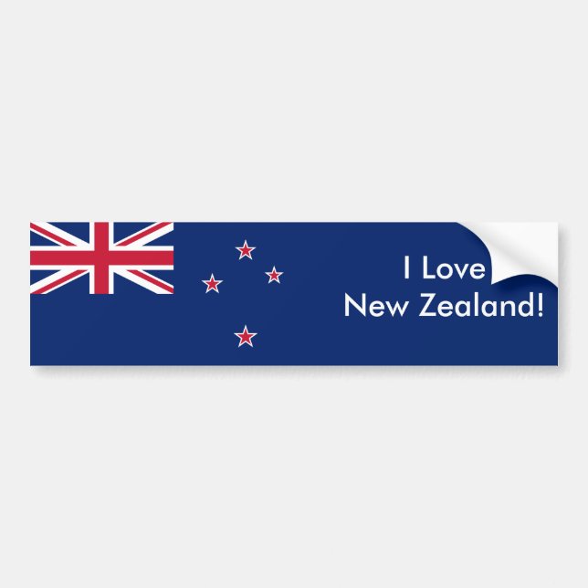 Sticker Flag of New Zealand (Front)