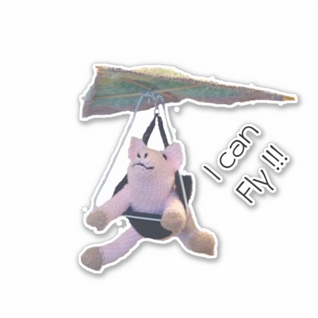 Sticker - Flying Pig (Front)