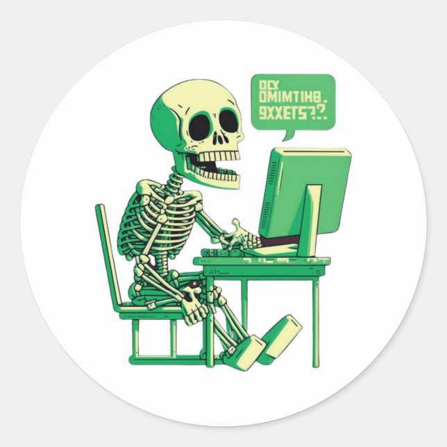 Sticker for programmers and developers (Front)