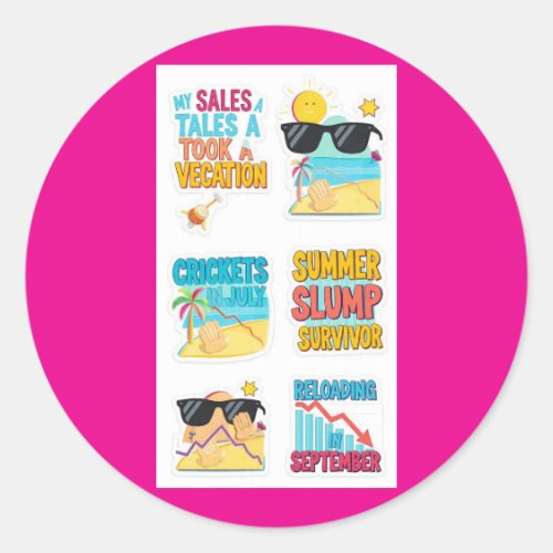 Sticker for sumer slump