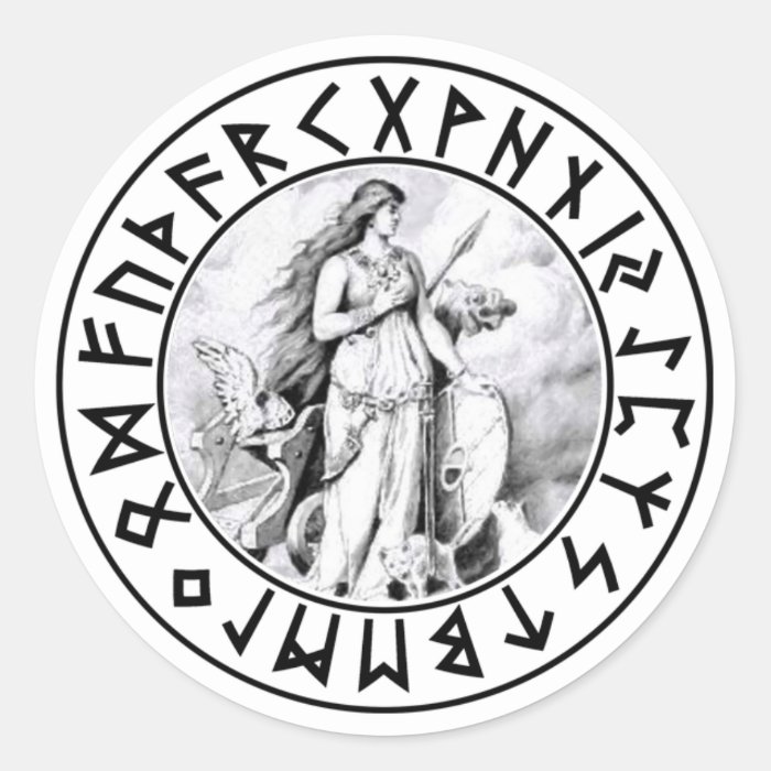 Freya Symbol Rune. 