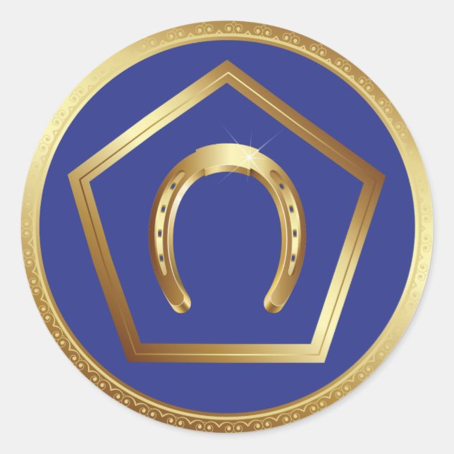 Sticker: Germanna Foundation Logo Classic Round Sticker (Front)