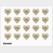 Sticker - Glitter Heart Fab future Mrs. (Sheet)