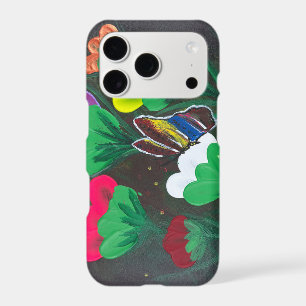 Sticker- Handmade artwork - Butterfly Bolssom iPhone 17 Pro Case