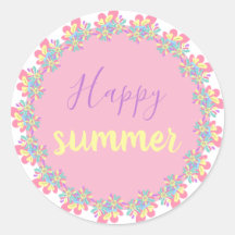 Sticker Happy summer