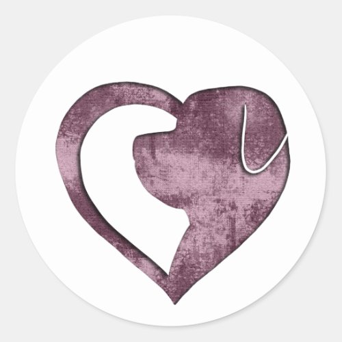 Sticker Heart Head