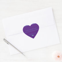 Sticker Heart (Purple Triangles) RFPMDesigns©️2024