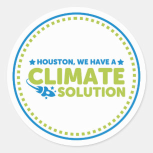 Sticker - Houston, We Have a Climate Solution