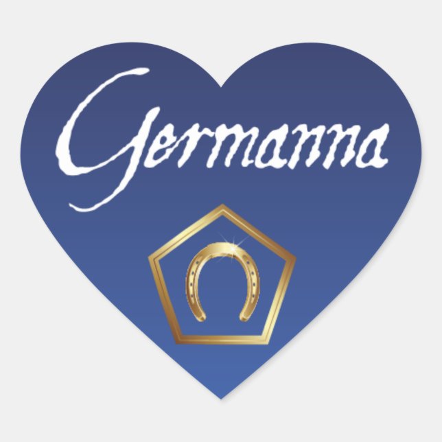 Sticker: I Love Germanna Heart Sticker (Front)