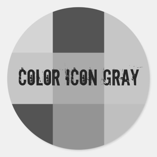 Sticker Icon Gray (Front)