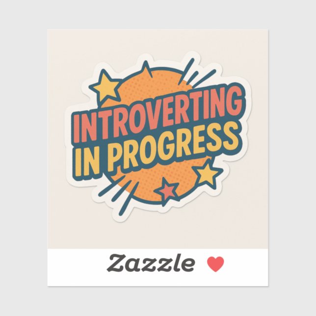Sticker; Introvert; Progress Sticker (Sheet)