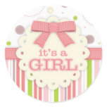 Sticker/It's a Girl Classic Round Sticker