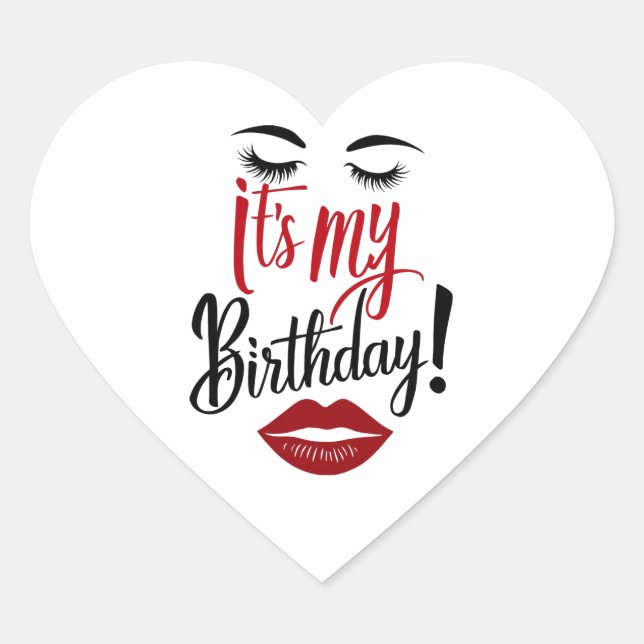 Sticker - It's My Birthday (Front)