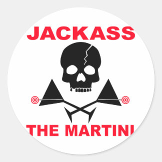 Sticker - JACKASS, The Martini
