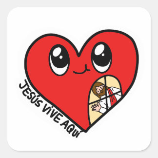 Sticker Jesus lives here Buildings