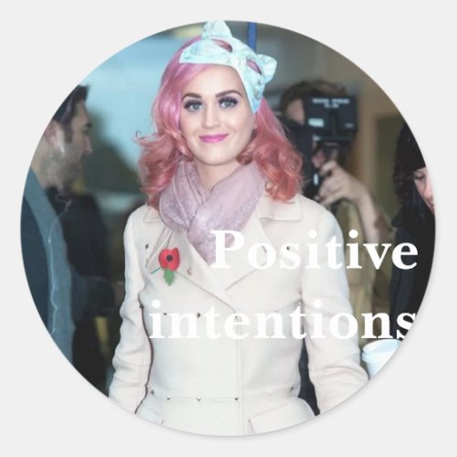 Sticker Katy Perry _ Positive Intentions