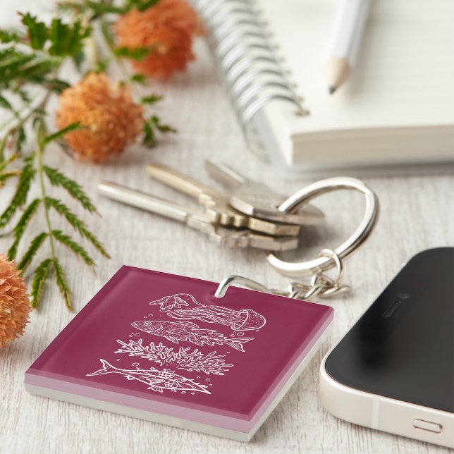 Sticker Keychain (Front Right)