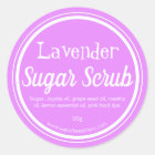 Lavender Sugar Scrub Labels Custom Mason Jar | Zazzle.com