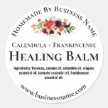 Sticker Label For Homemade Healing Salve Balm