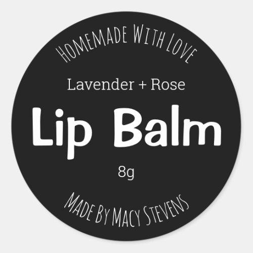 Sticker Label For Homemade Lip Balm