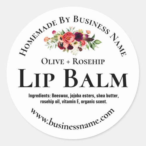 Sticker Label For Homemade Lip Balm