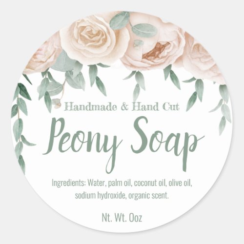 Sticker Label For Homemade Soap