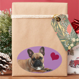 Sticker Label French Bulldog