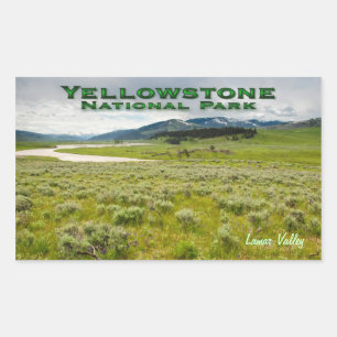 Sticker: Lamar Valley #2 (Rectangle) Rectangular Sticker