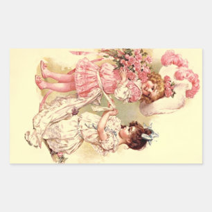 Sticker Lovely Vintage Victorian Wedding Fashions