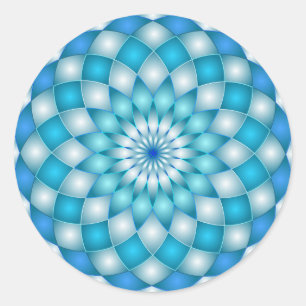 Sticker mandala abstract lotus flower