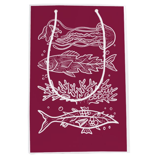 Sticker Medium Gift Bag (Front)