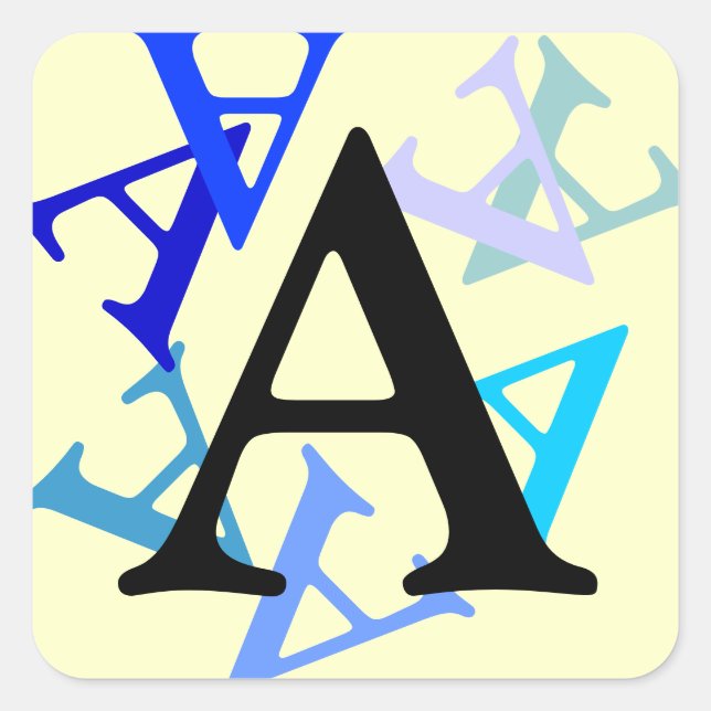 Sticker - Multiple letters (Front)