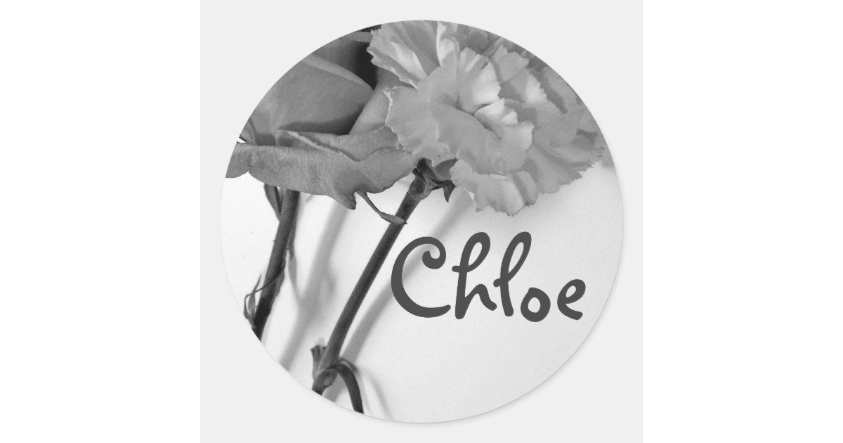 sticker name: Chloe | Zazzle