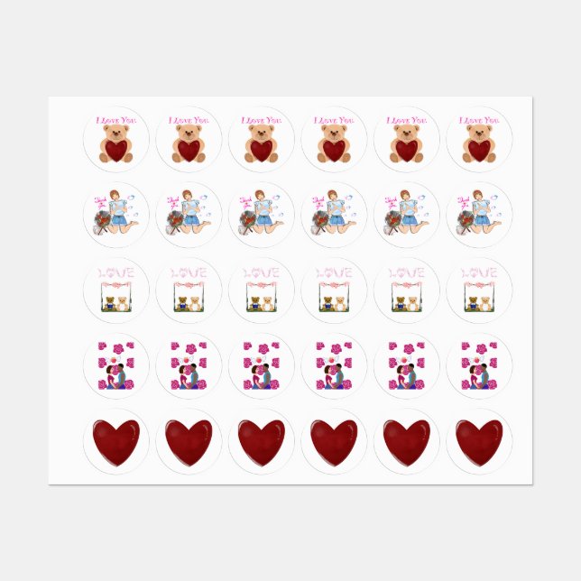 Sticker of Love (Sheet)